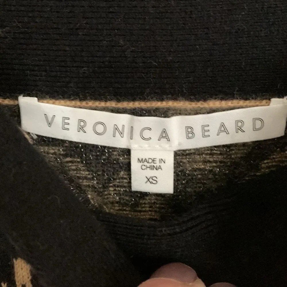 Veronica Beard Bethel leopard print wool pencil skirt - Picture 7 of 9